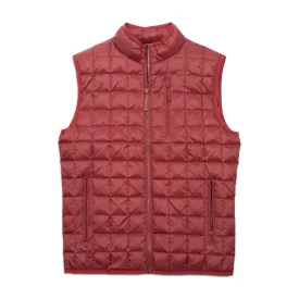 Lightweight Down Vest - Burgundy