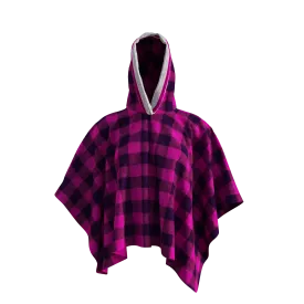 Pook Poncho - Adult Pink Polar Fleece w/ Snap Fastners