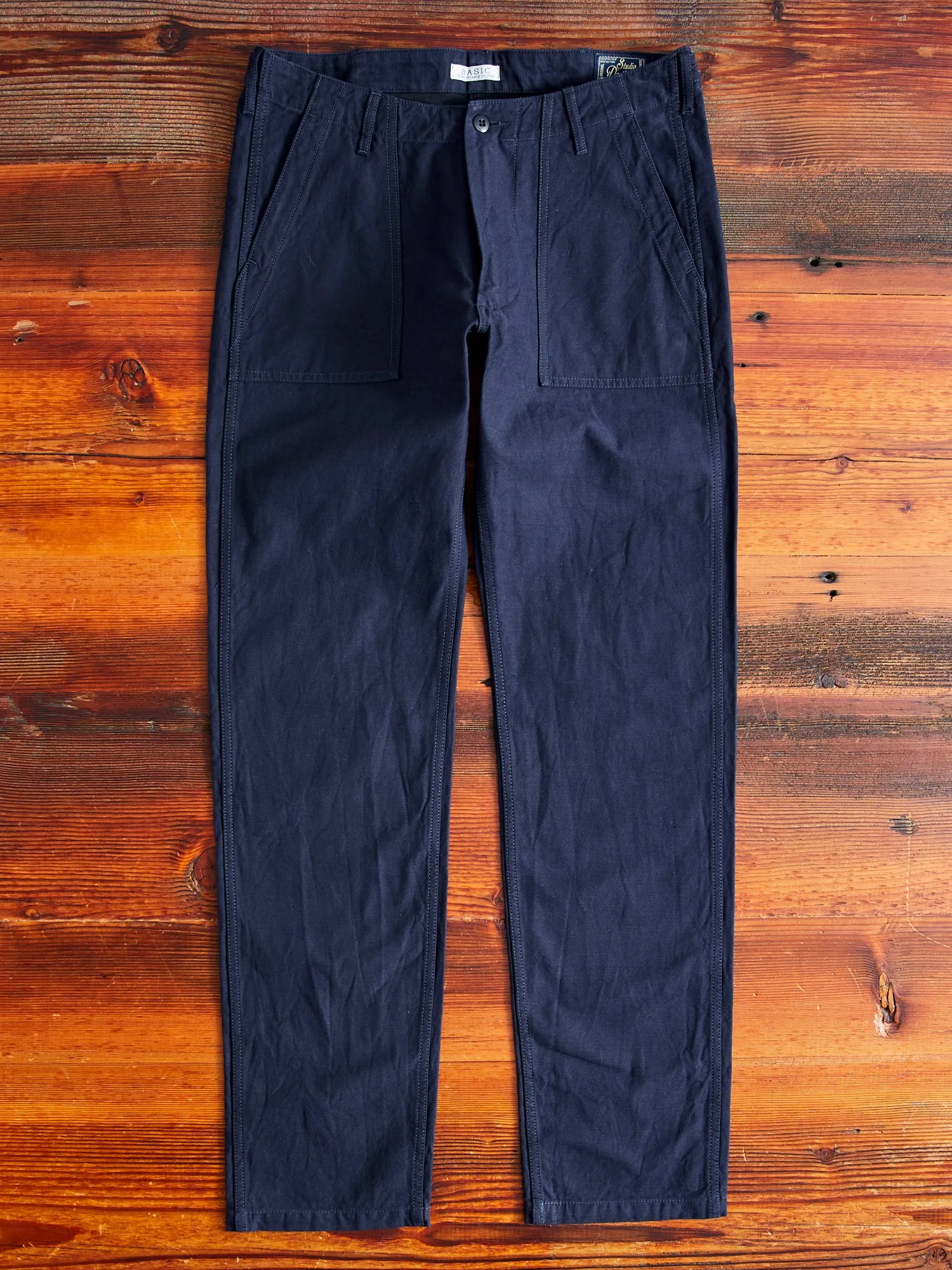 1811-IND Military Baker Pants in Indigo