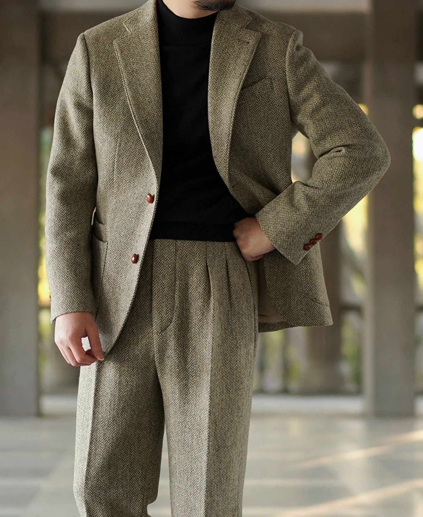 1930s Tweed Casual Suit Jacket