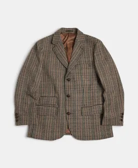 1950s Houndstooth Tweed Blazer