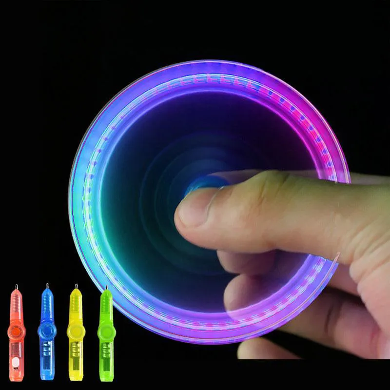 3 In 1 Spinner Light Up Spinning Pen