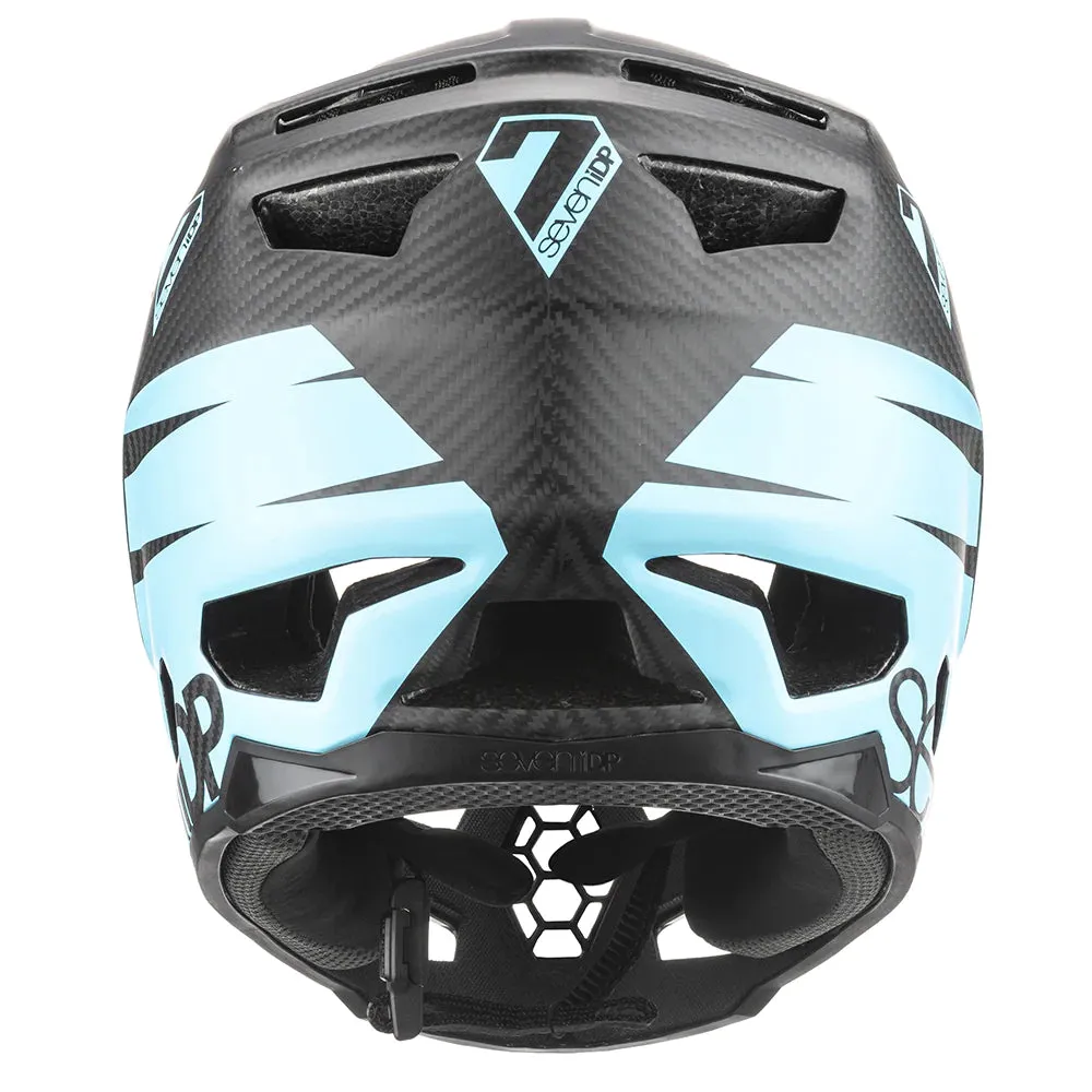 7 iDP Project 23 Carbon Full Face Helmet - Matt Ice Blue-Black