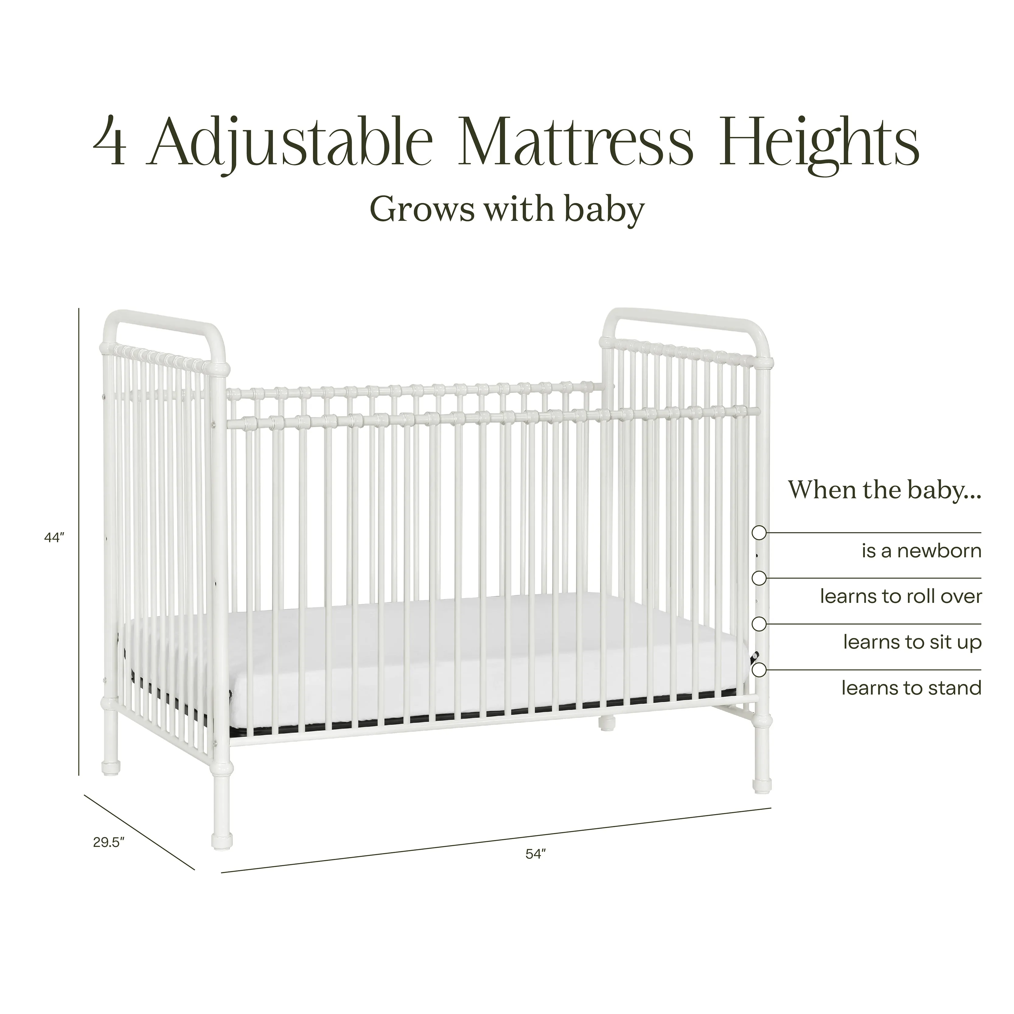 Abigail 3-in-1 Convertible Crib