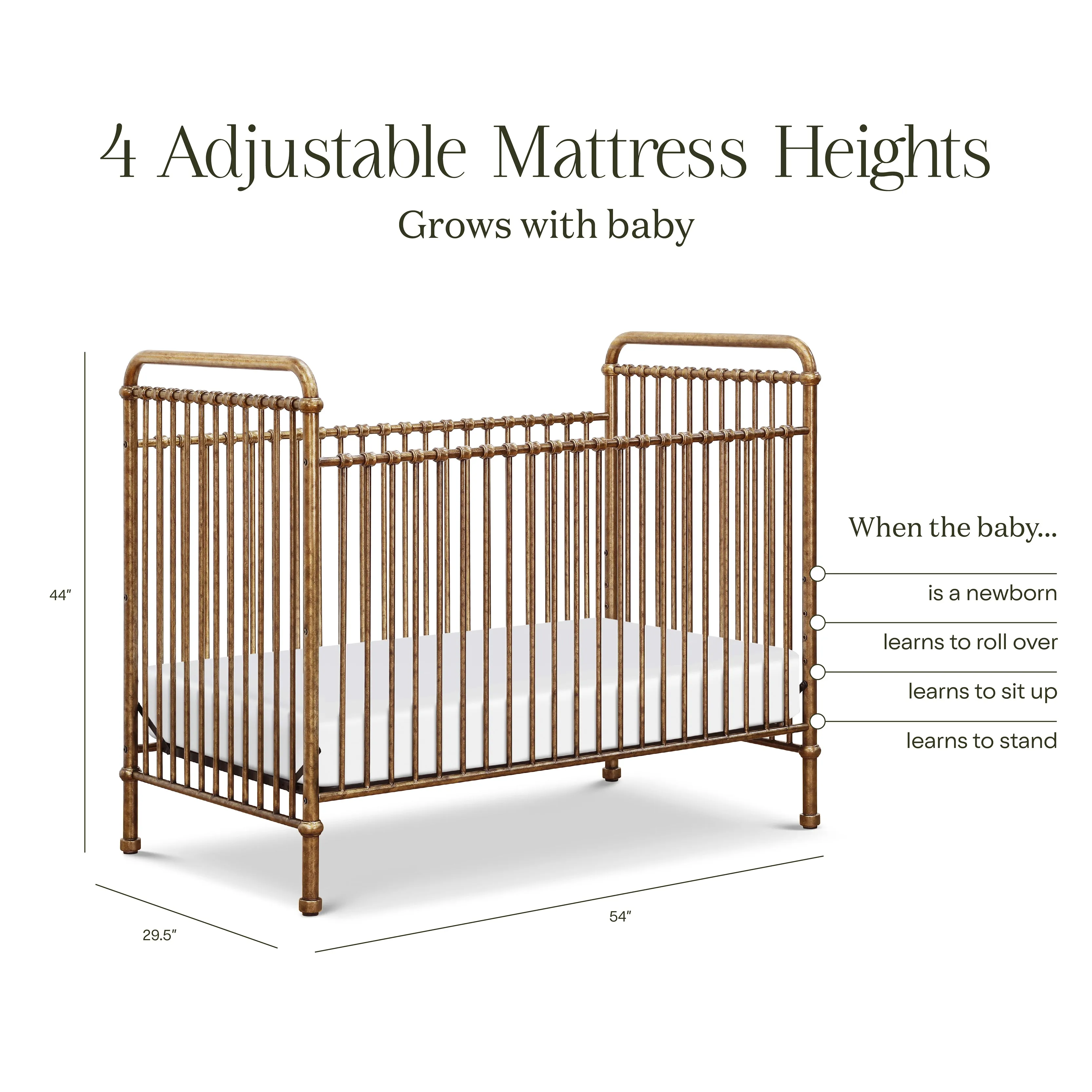 Abigail 3-in-1 Convertible Crib