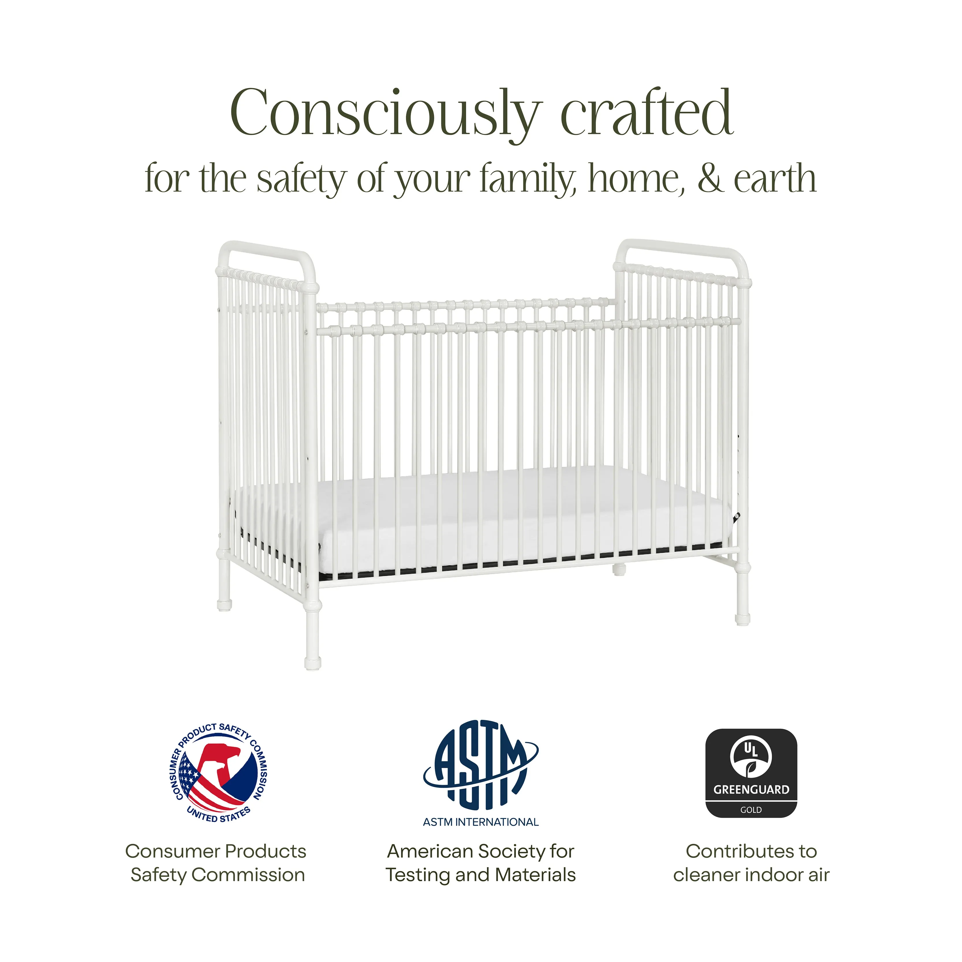 Abigail 3-in-1 Convertible Crib