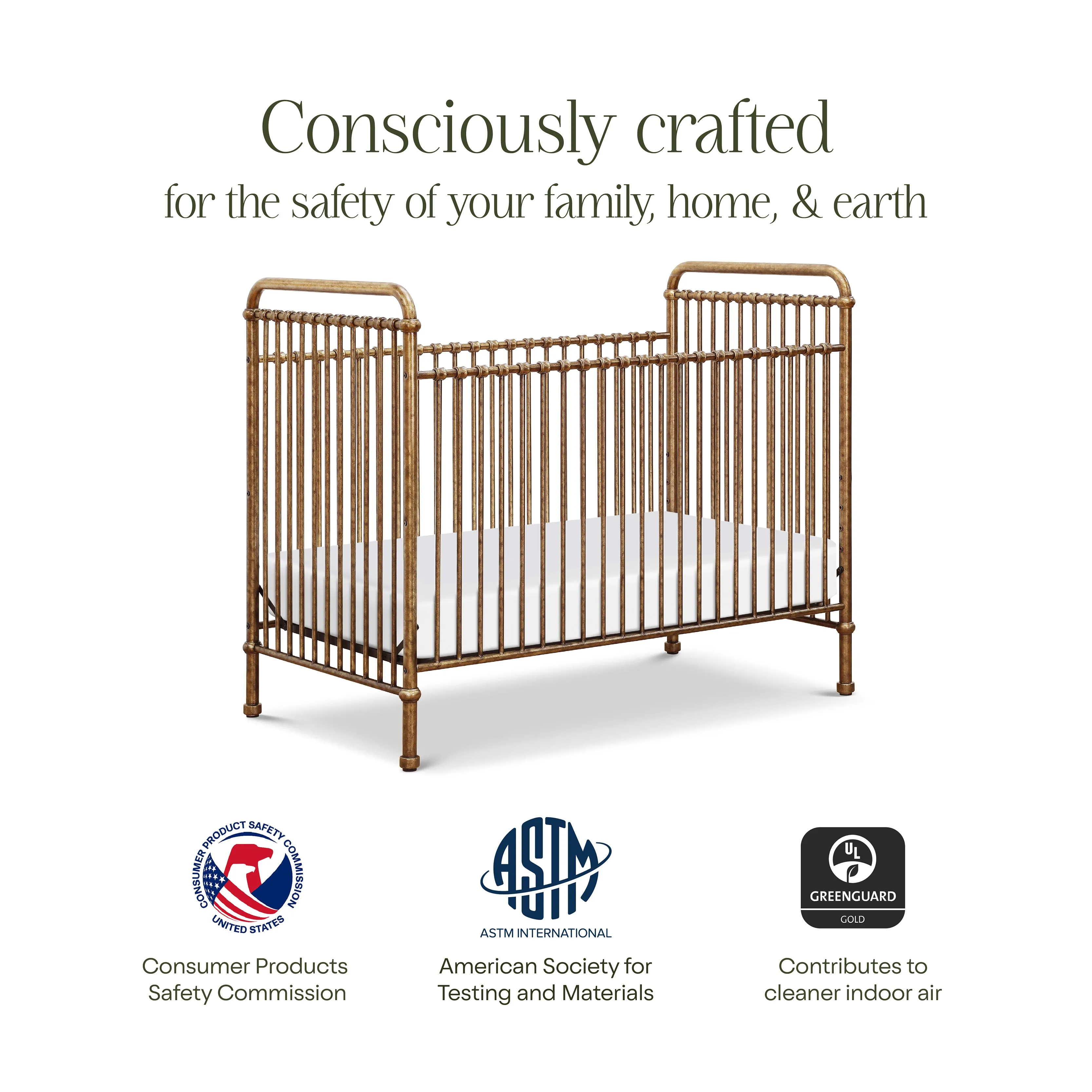 Abigail 3-in-1 Convertible Crib