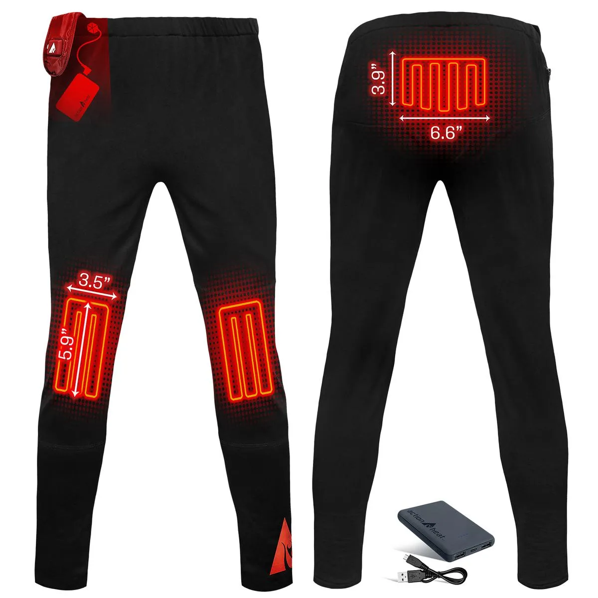 ActionHeat 5V Men's Heated Base Layer Pants