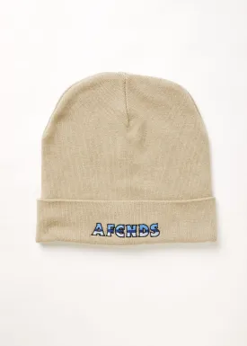 AFENDS Unisex Chromed - Knit Beanie - Cement