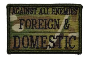 Against All Enemies Velcro Patch