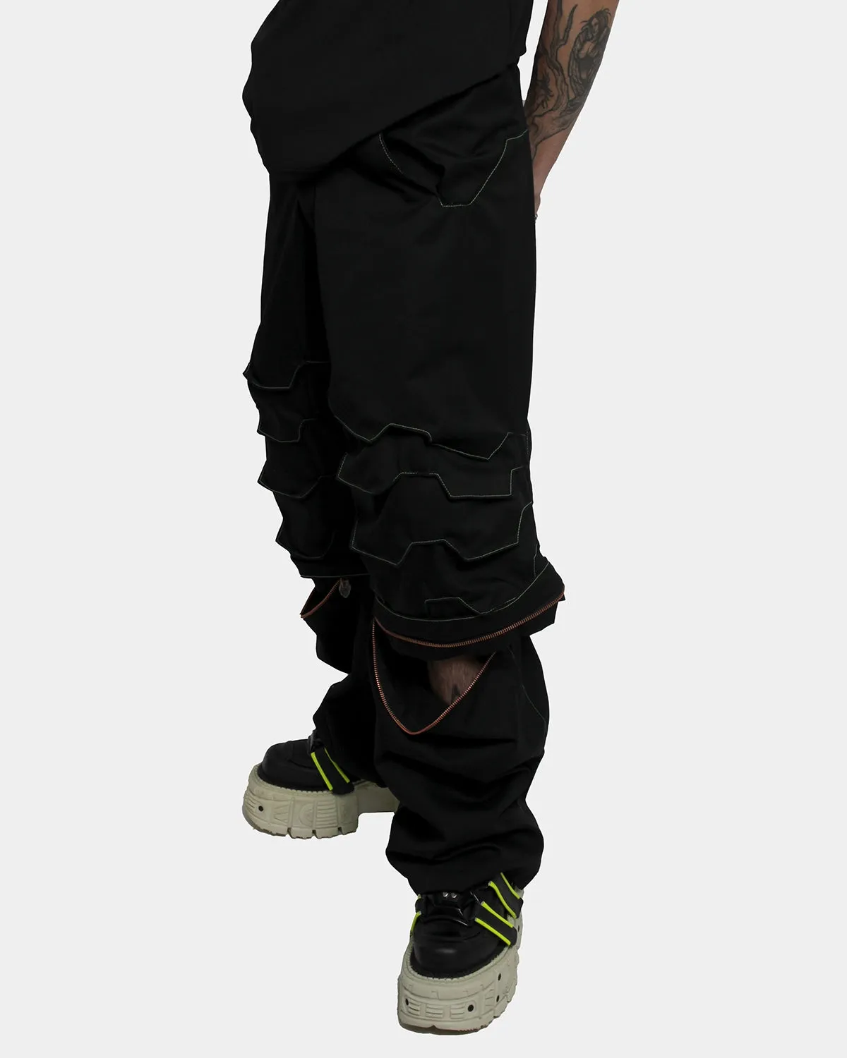 ANTI NUKE PANTS BLACK MENS