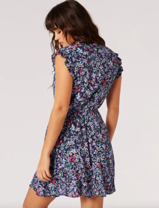 AP - Lilac floral mini-dress