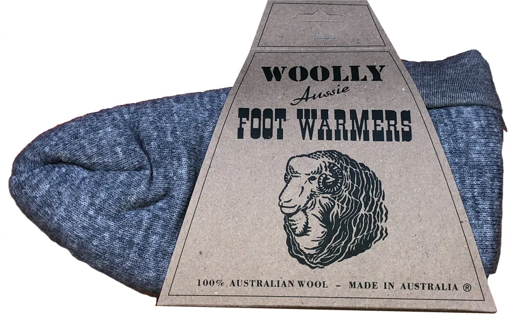 Australian Woolly Foot Warmers Sheepskin Fleece, Bed Socks