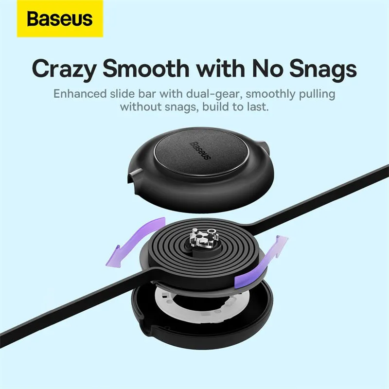 Baseus Bright Mirror 2 Series Retractable 3-in-1 Fast Charging  Data Cable USB to M L C 3.5A 1.1m