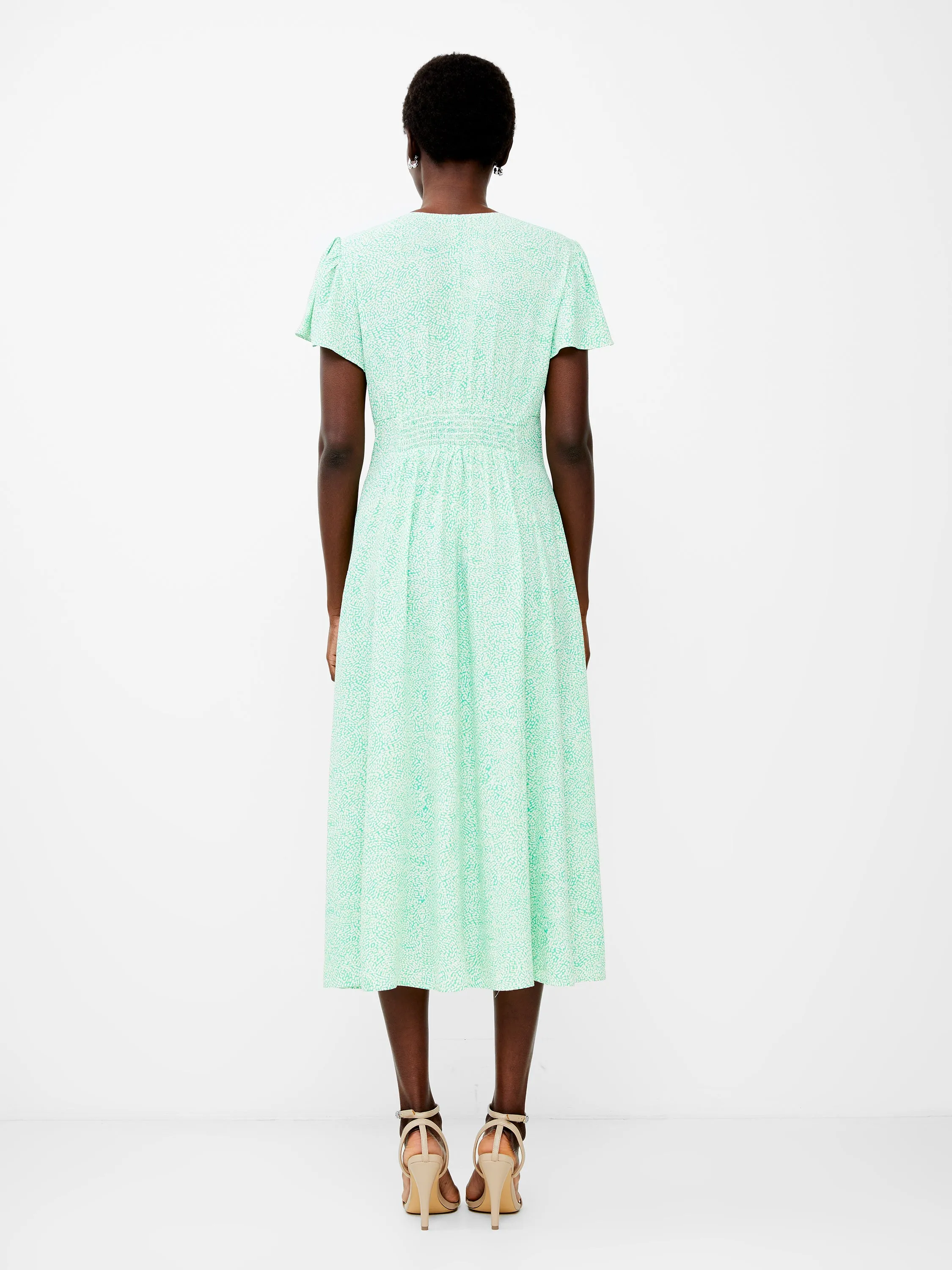 Bernice V-Neck Tea Dress