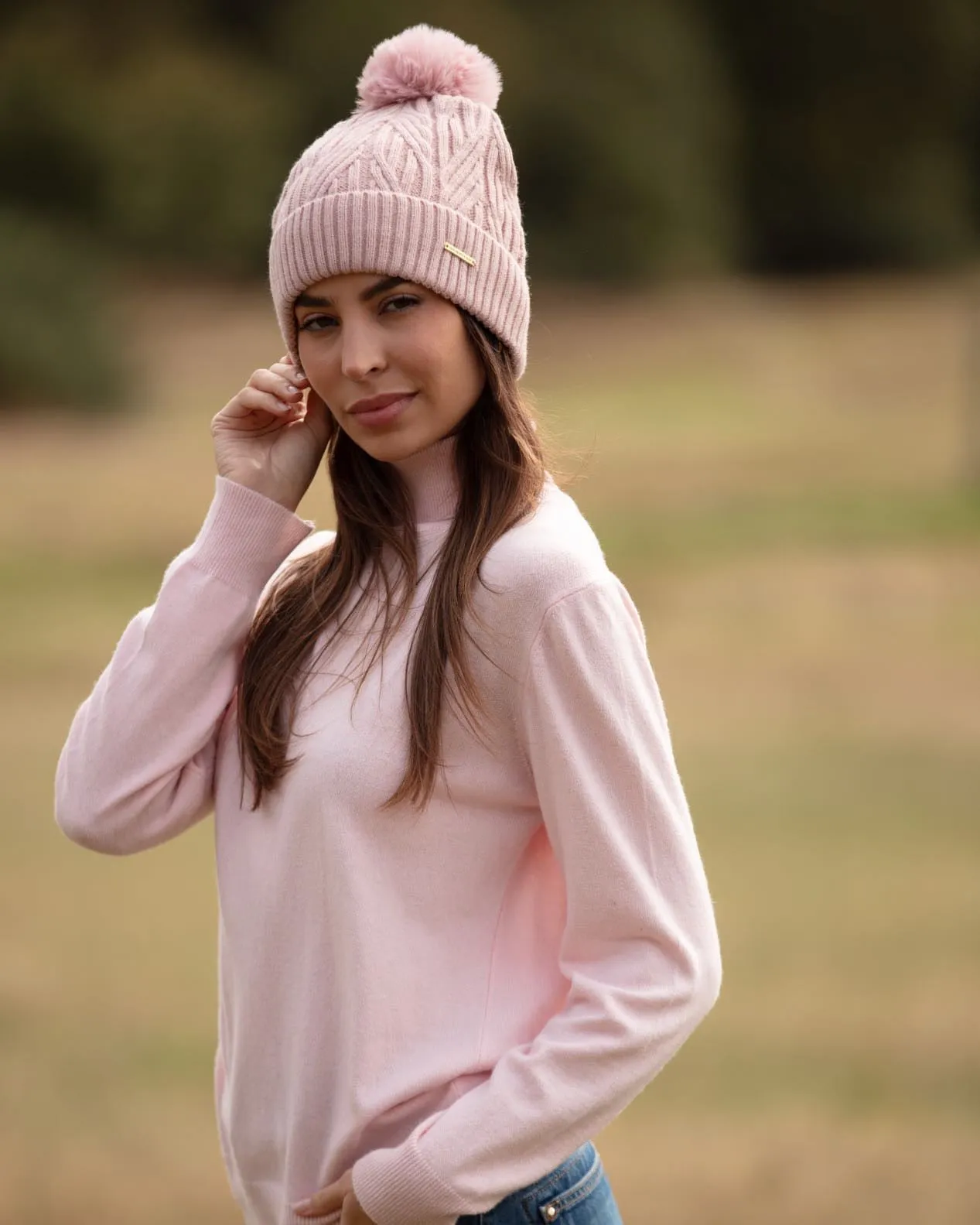 Best Ever Beanie - Blush Fleece Lined