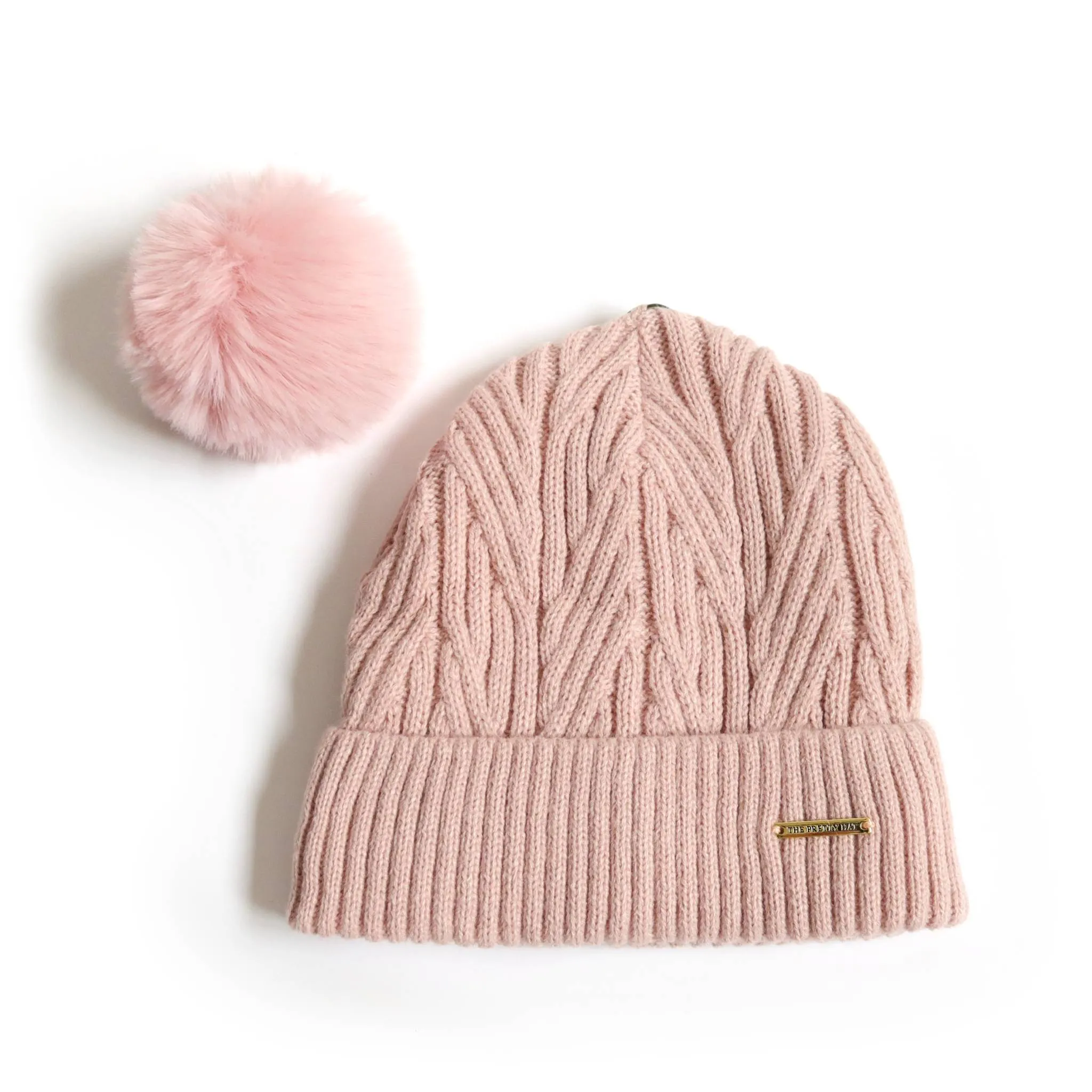 Best Ever Beanie - Blush Fleece Lined