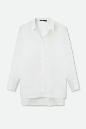 BETTE SHIRT IN ITALIAN COTTON WHITE