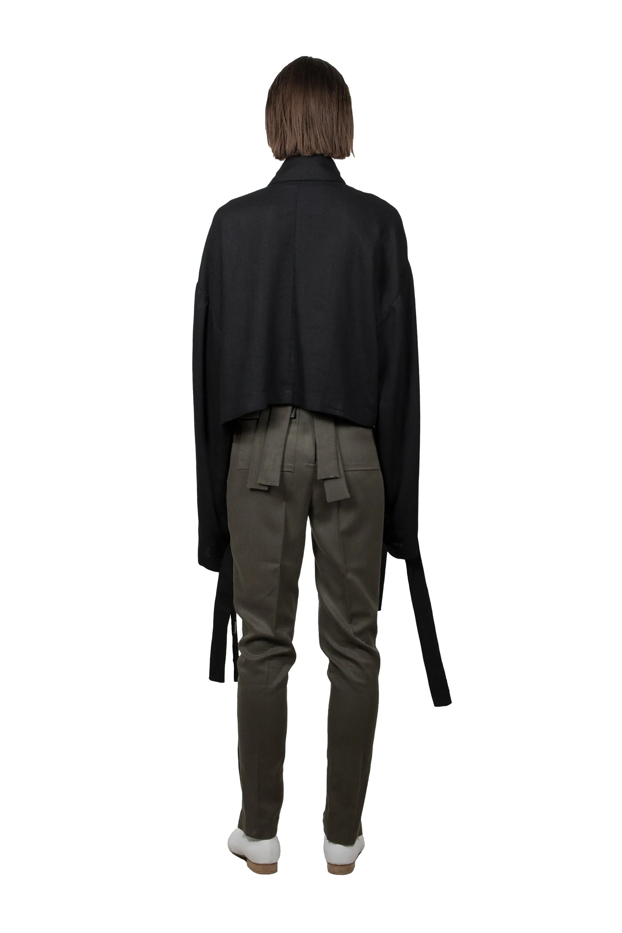 Black Flax Asymmetric Jacket