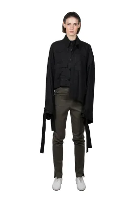 Black Flax Asymmetric Jacket