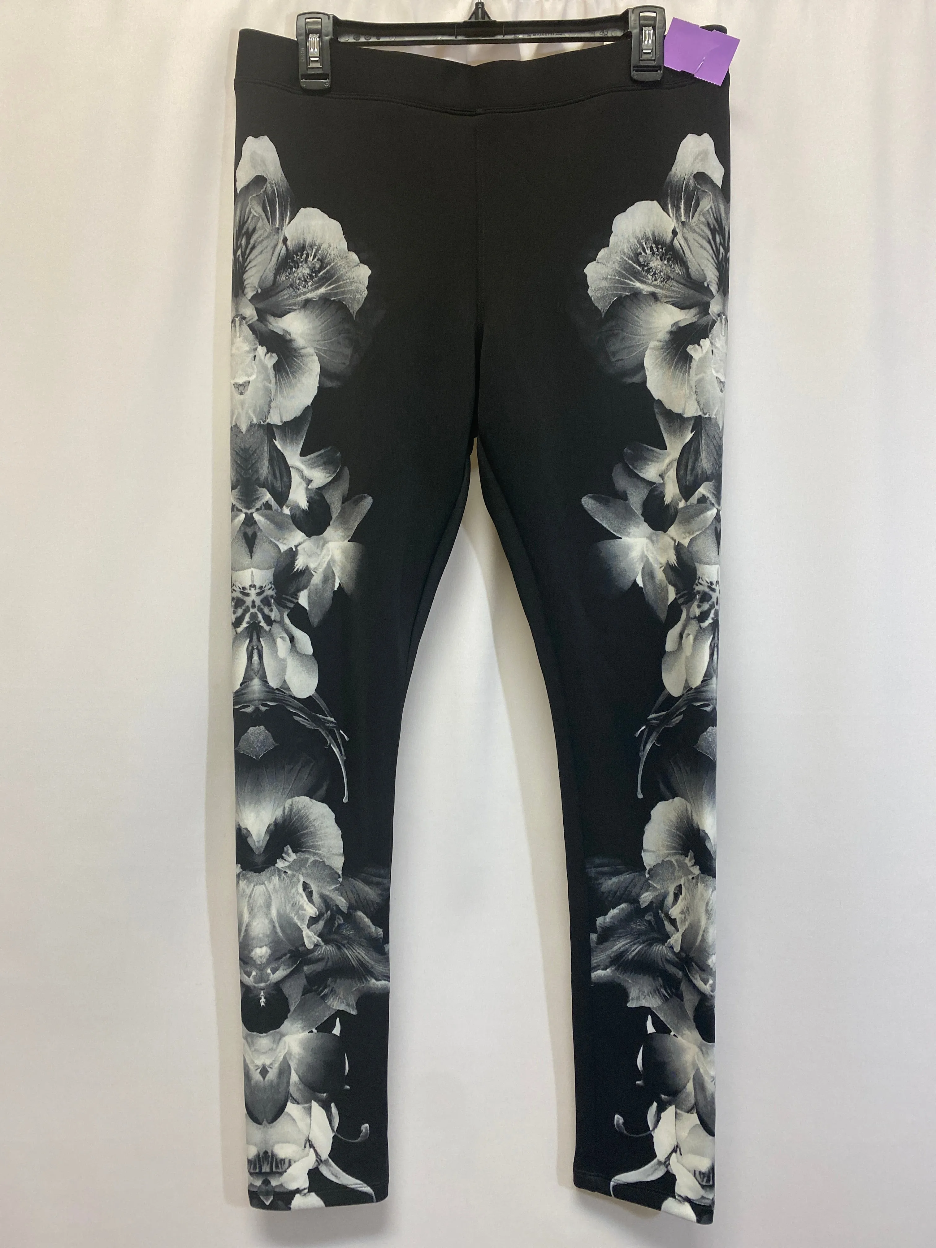 Black Pants Leggings Express, Size L