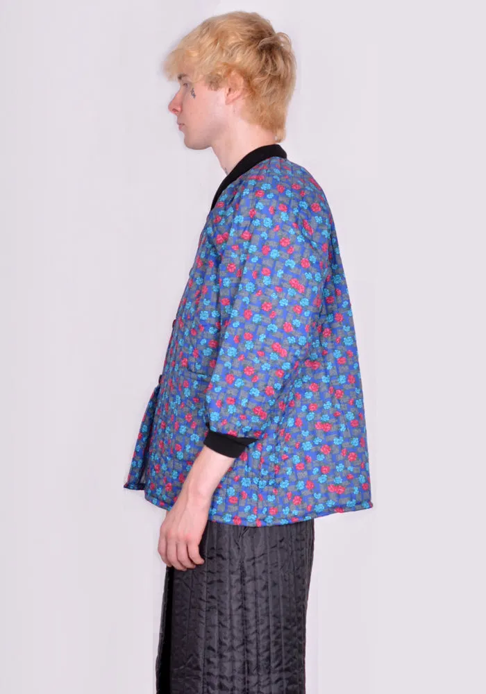 BLESS N°73 4112 MONPE JACKET FLORAL PRINT BLUE/MULTI (New Season FW22)