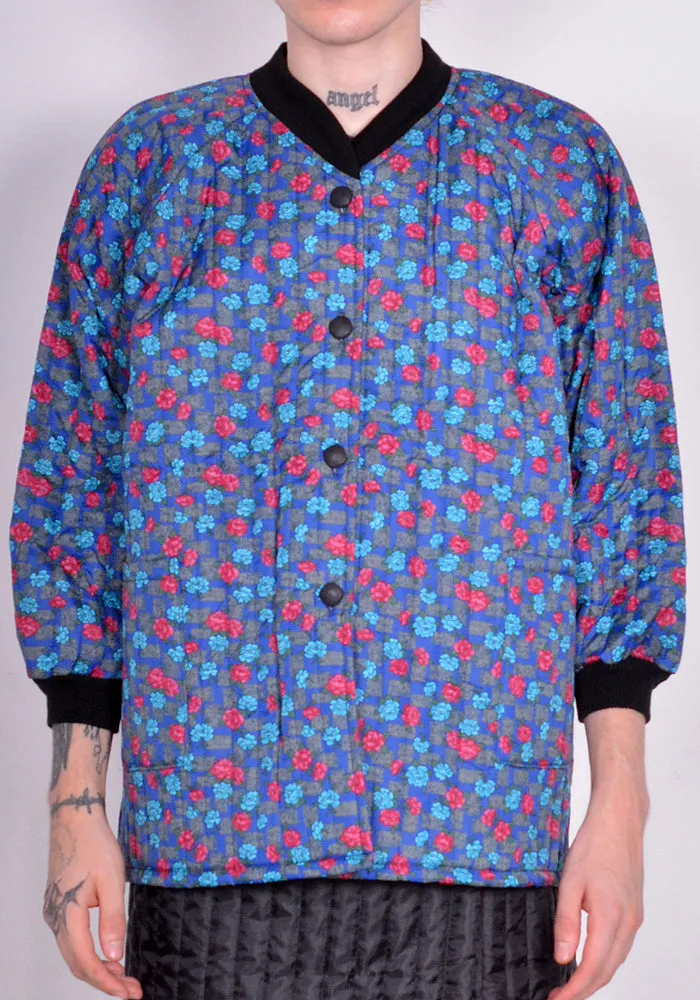 BLESS N°73 4112 MONPE JACKET FLORAL PRINT BLUE/MULTI (New Season FW22)