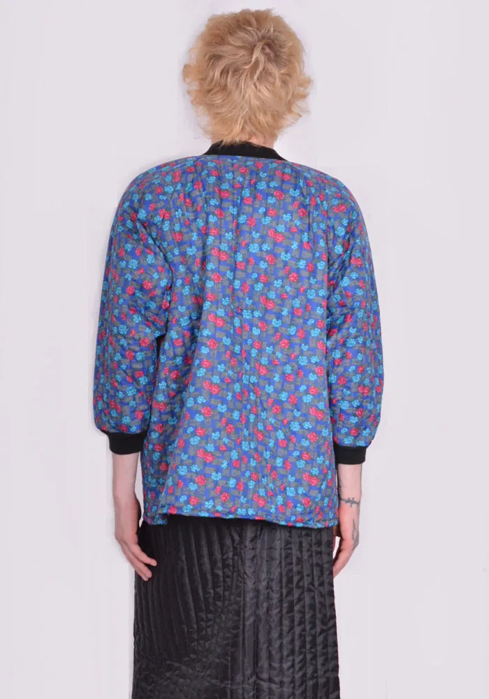 BLESS N°73 4112 MONPE JACKET FLORAL PRINT BLUE/MULTI (New Season FW22)