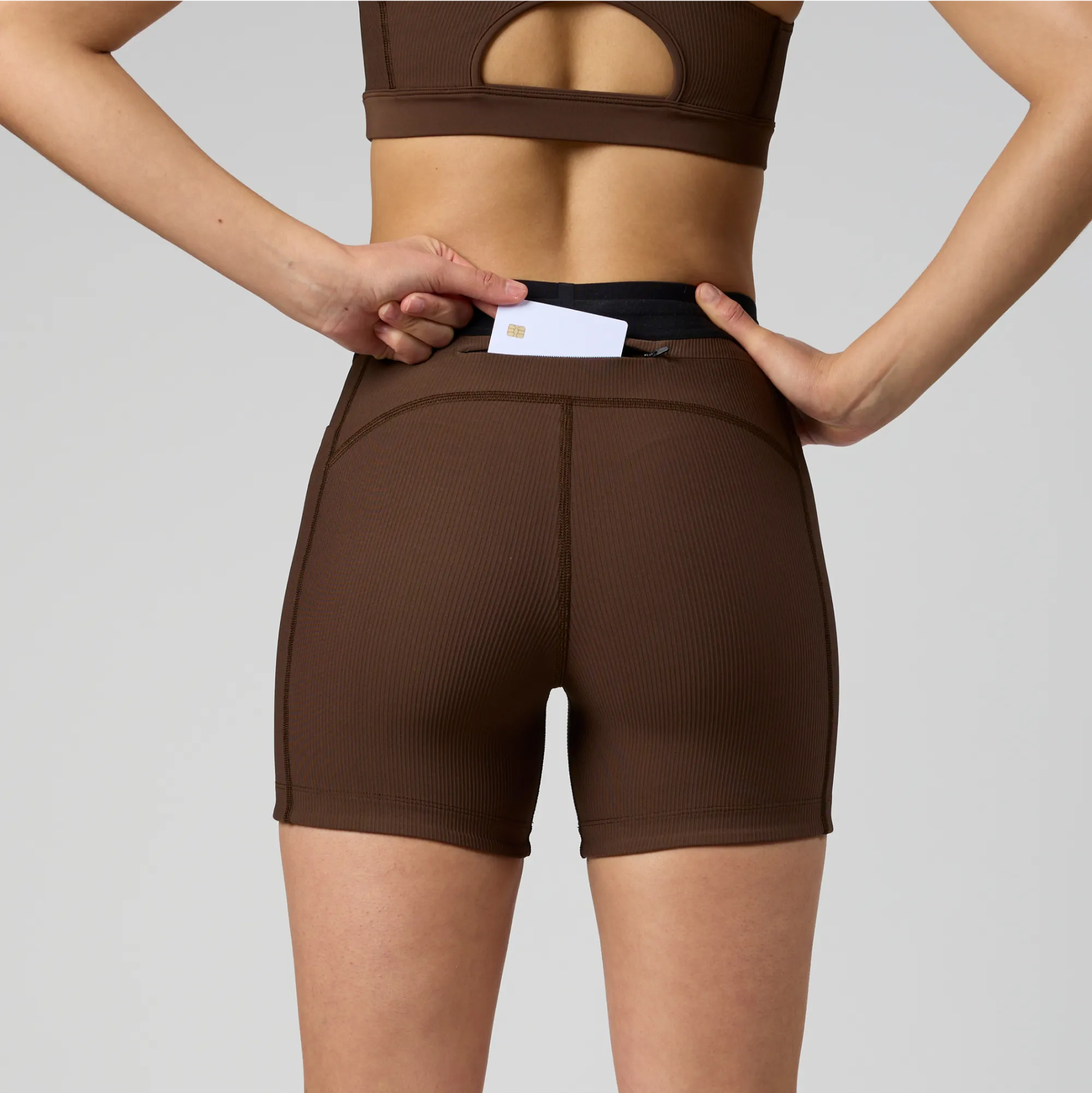 Cadence™ 5" Women's Compression Shorts - Umber