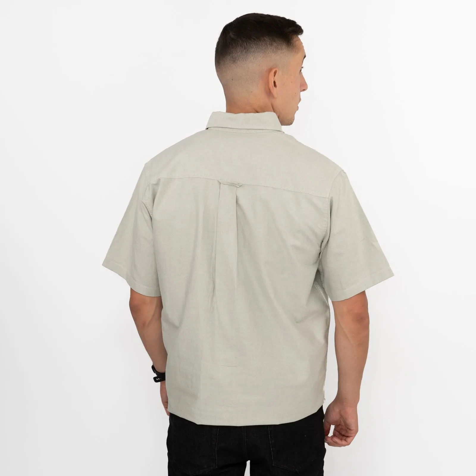 Carhartt WIP Mens Green Short Sleeve Braxton Shirt