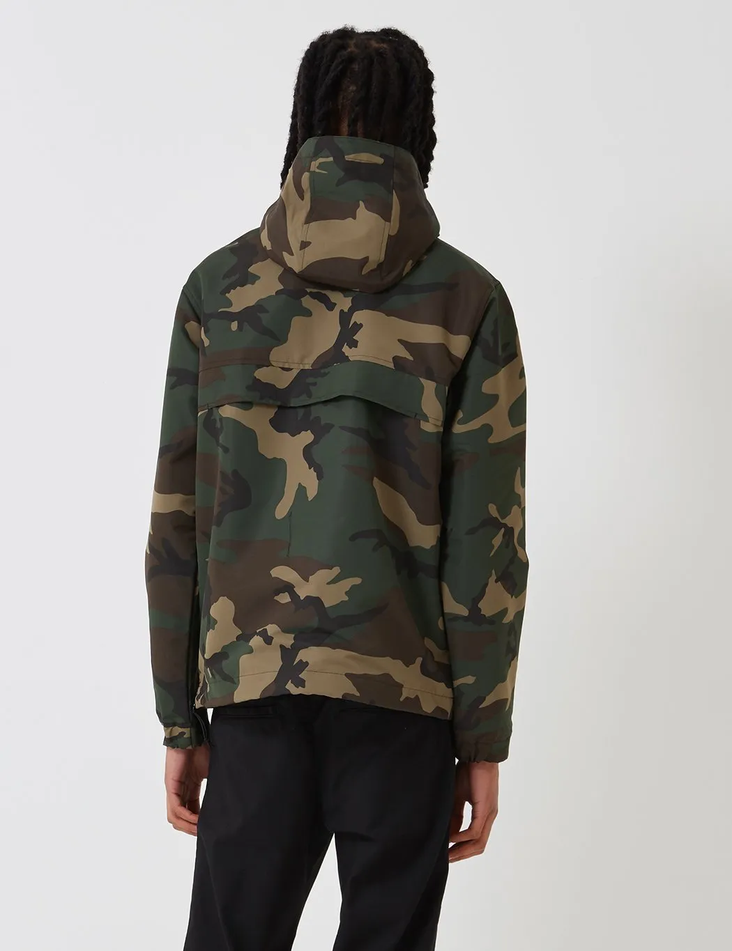 Carhartt-WIP Nimbus Half-Zip Jacket (Un-Lined) - Camo Laurel Green