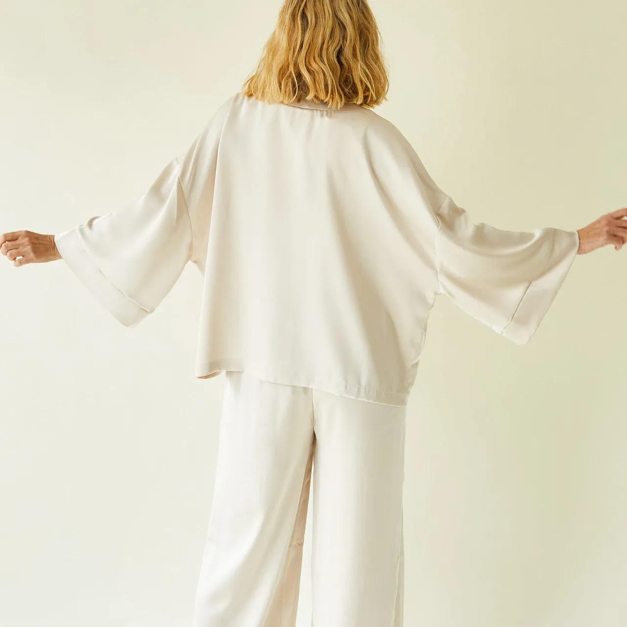 Chalk - Faith Short Kimono (one is reduced as it has a very slight pull on the back).