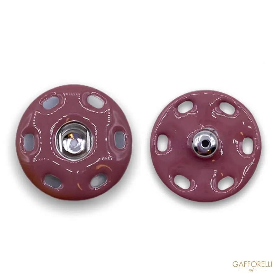 Colored Enameled Snap Button 8080 - Gafforelli Srl