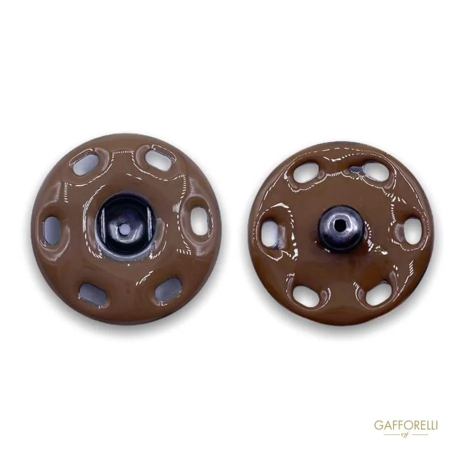 Colored Enameled Snap Button 8080 - Gafforelli Srl