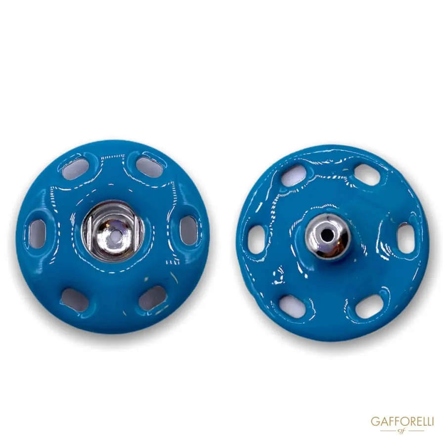 Colored Enameled Snap Button 8080 - Gafforelli Srl