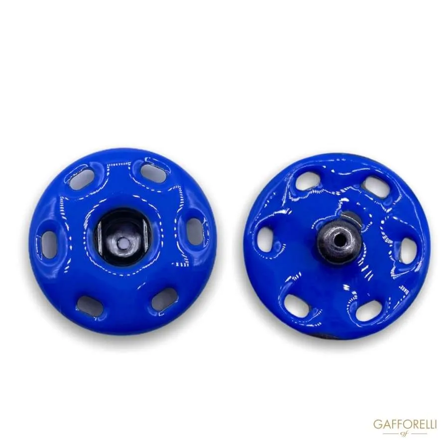 Colored Enameled Snap Button 8080 - Gafforelli Srl