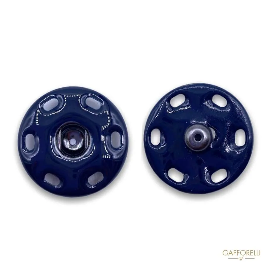 Colored Enameled Snap Button 8080 - Gafforelli Srl