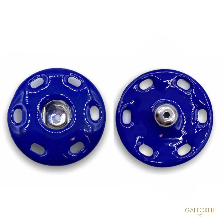 Colored Enameled Snap Button 8080 - Gafforelli Srl