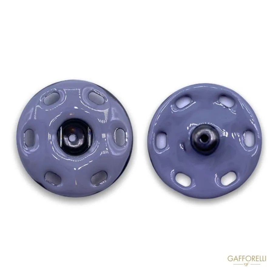 Colored Enameled Snap Button 8080 - Gafforelli Srl