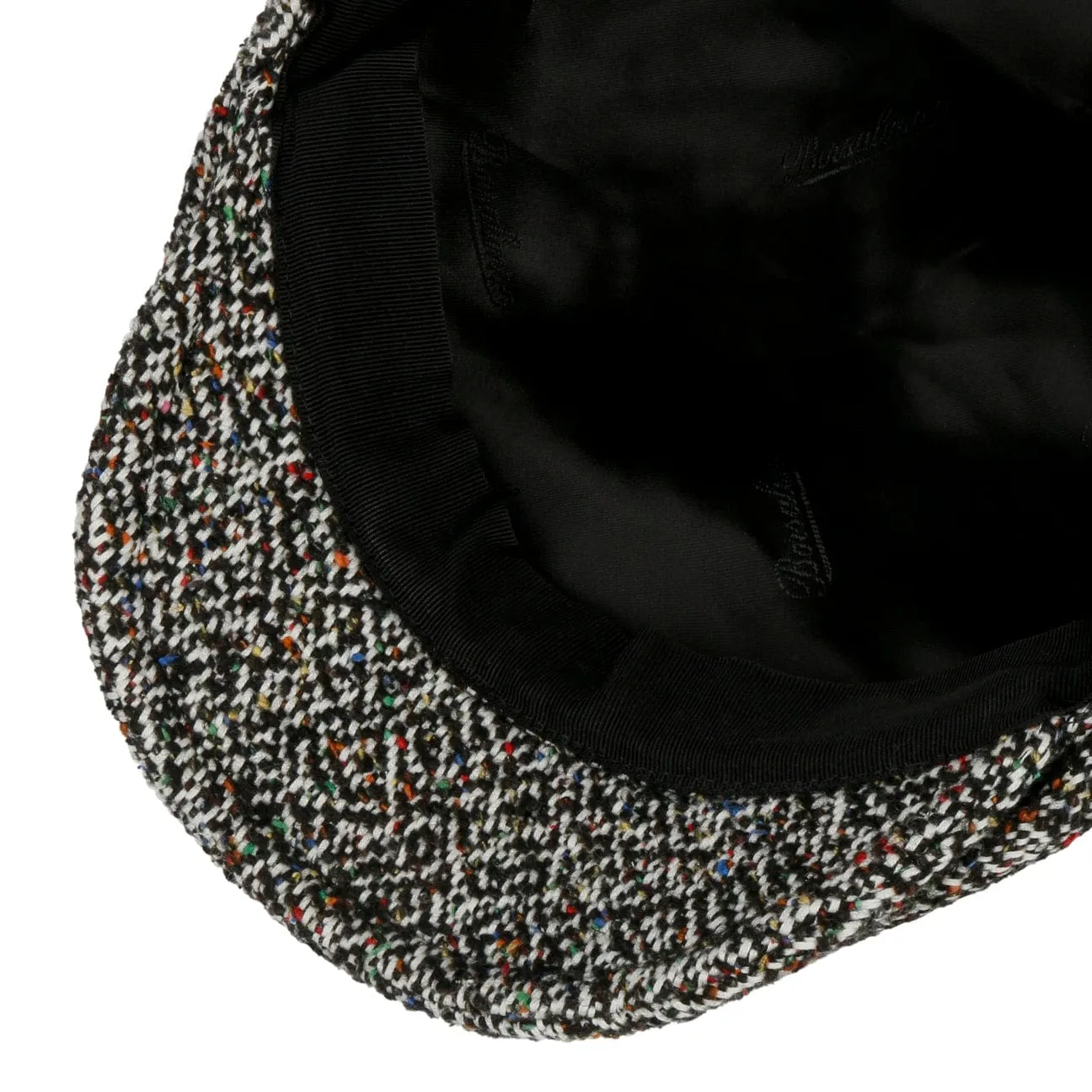 Colour Dots Wool Flat Cap by Borsalino