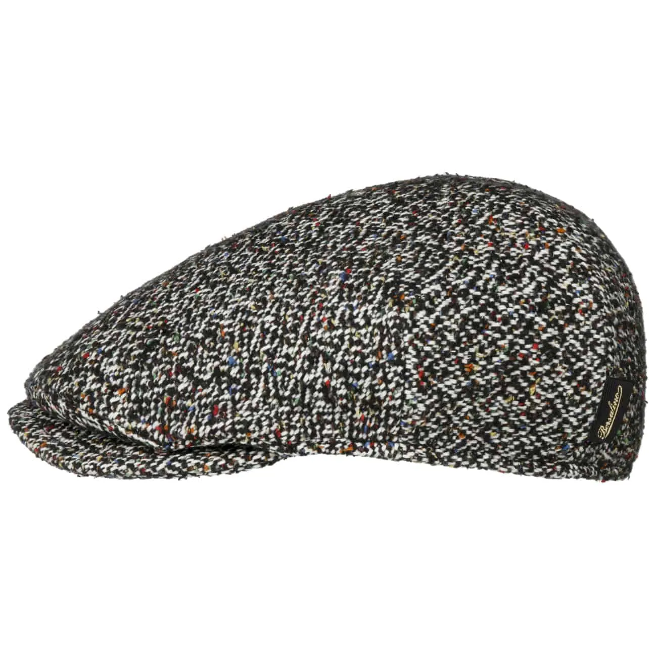 Colour Dots Wool Flat Cap by Borsalino