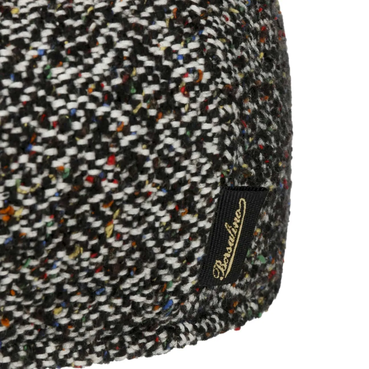 Colour Dots Wool Flat Cap by Borsalino