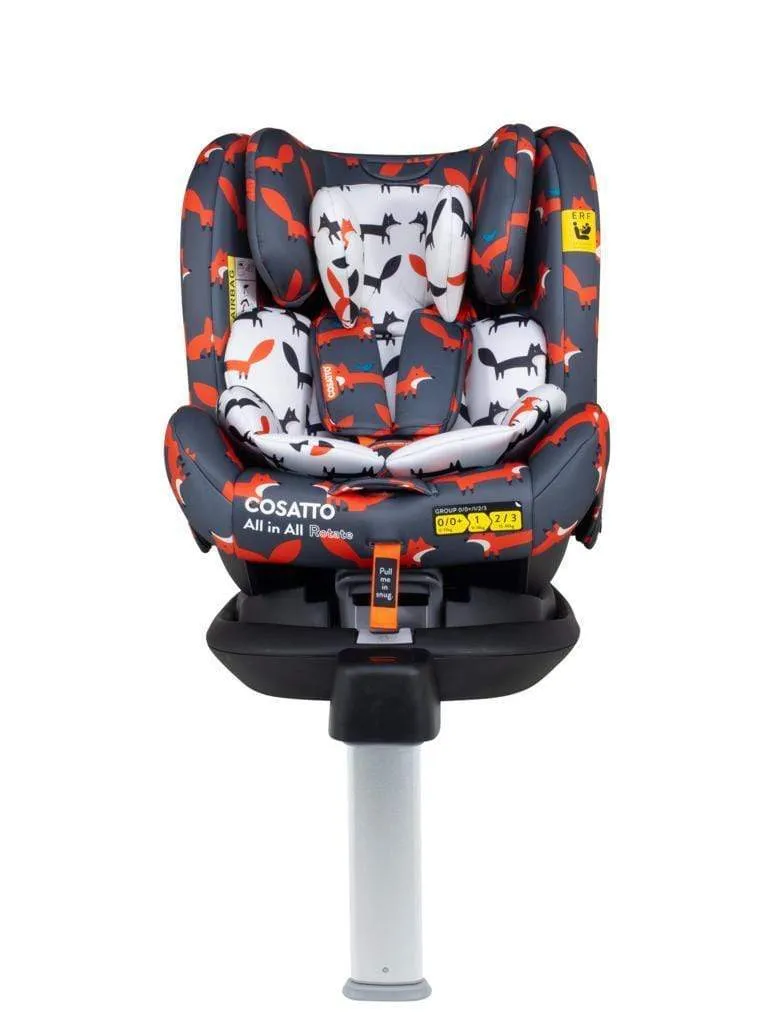 Cosatto All in All Rotate Group 0 123 Car Seat - Charcoal Mister Fox