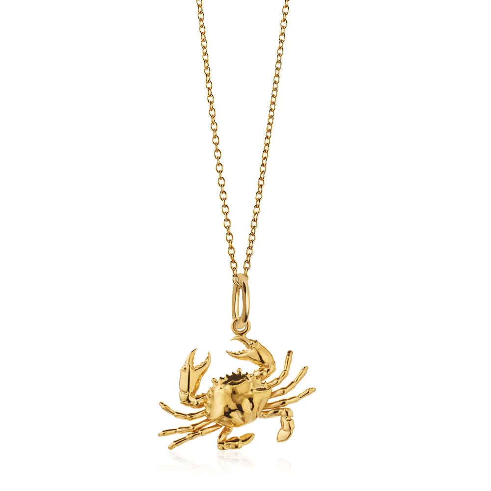 Crab Charm Gold