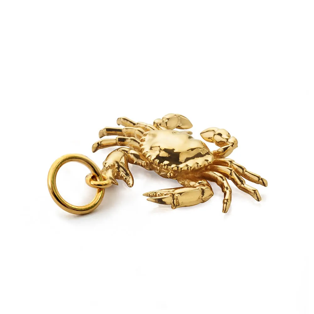 Crab Charm Gold