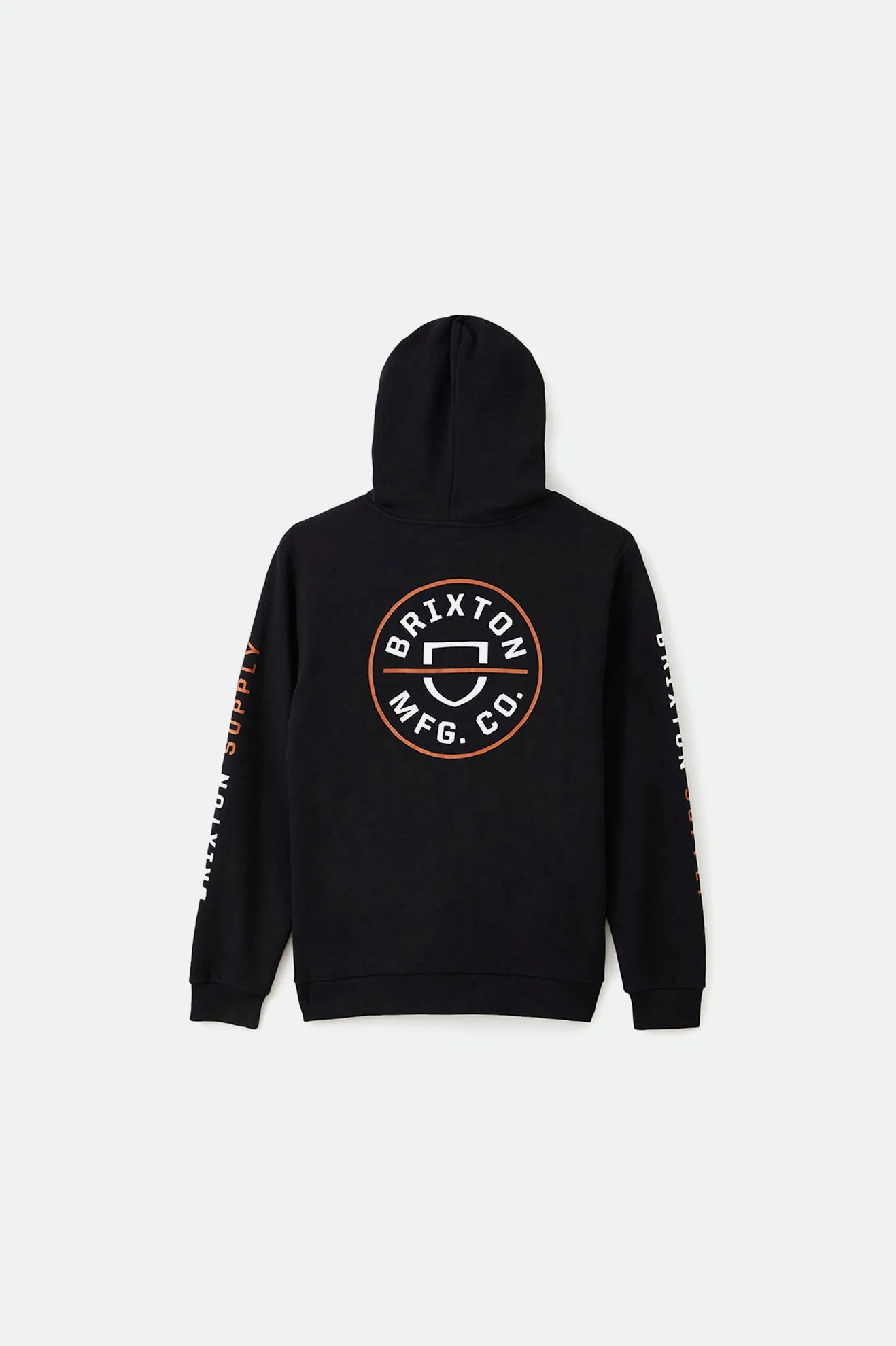 Crest Hood - Black/Caramel/White