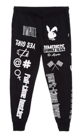 Dimepiece - New with Tags Black Graphic Joggers - S