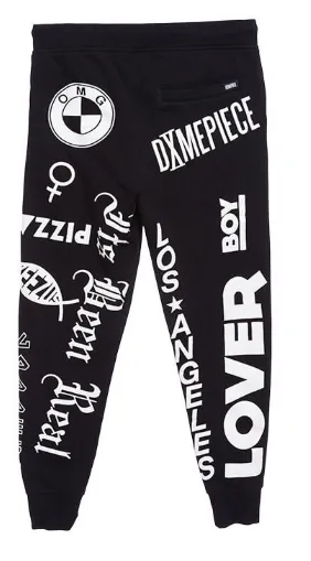 Dimepiece - New with Tags Black Graphic Joggers - S