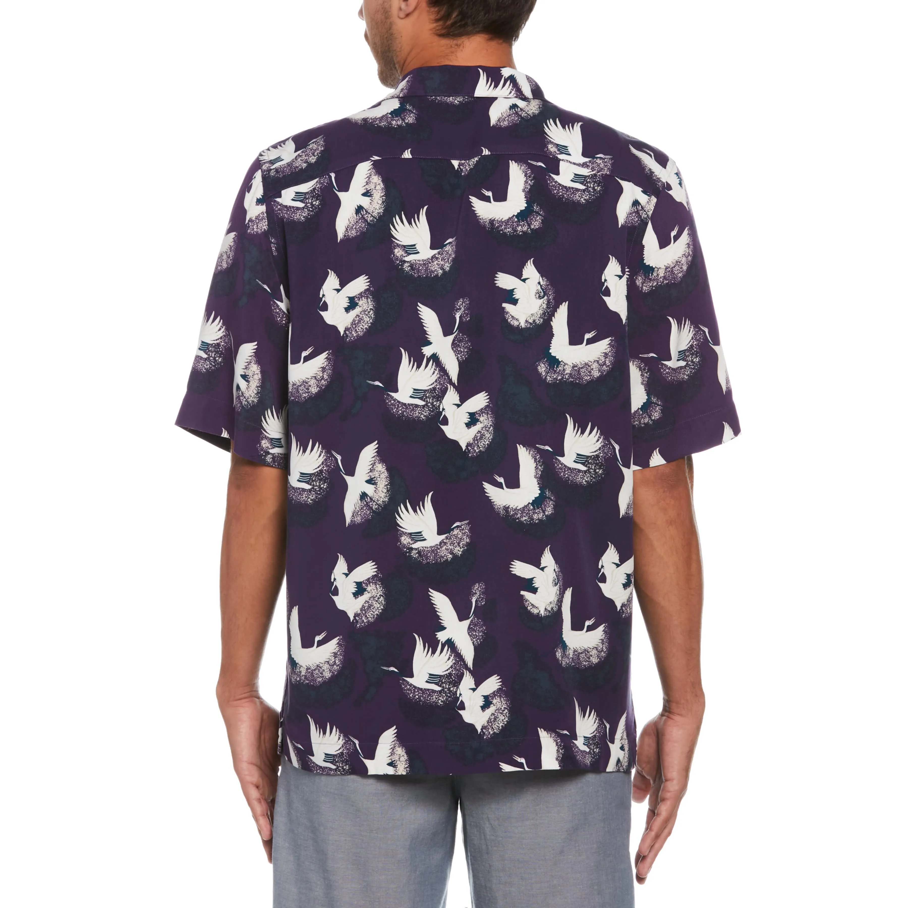 Ecovero™ Cranes Print Shirt