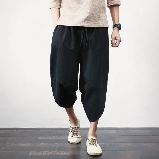 Eiburi Traditional Linen Lounge Pants